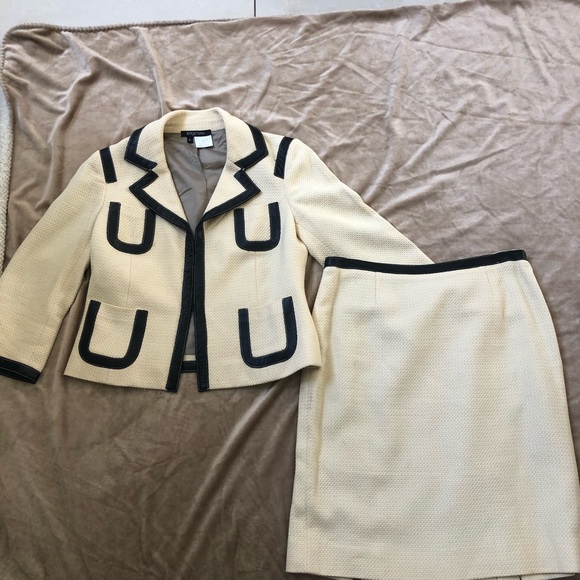 Etcetera Dresses & Skirts - Etcetera beige/brown two pieces skirt suit 6